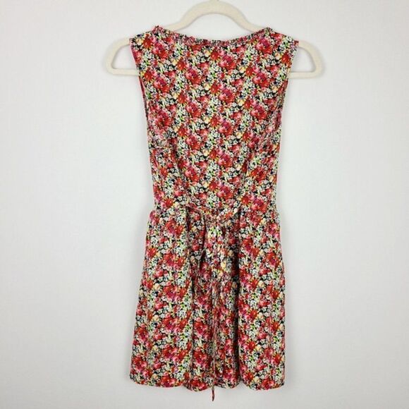 FOREVER 21 Floral Button Front Skater Dress Medium - Picture 11 of 16